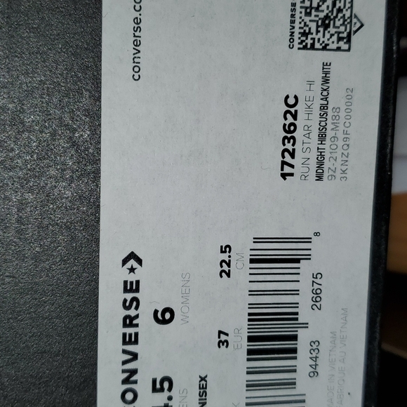 CONVERSE RUN STAR HIKE HI PLATFORM SESONAL COLOR  UNISEX WOMENS  SZ / 172362C - Picture 15 of 16